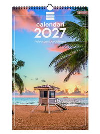 FINOCAM Calendario de pared 2027 Paisajes Paradisíacos en Catalán
