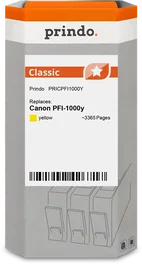 Prindo Cartucho de tinta amarillo PRICPFI1000Y Classic