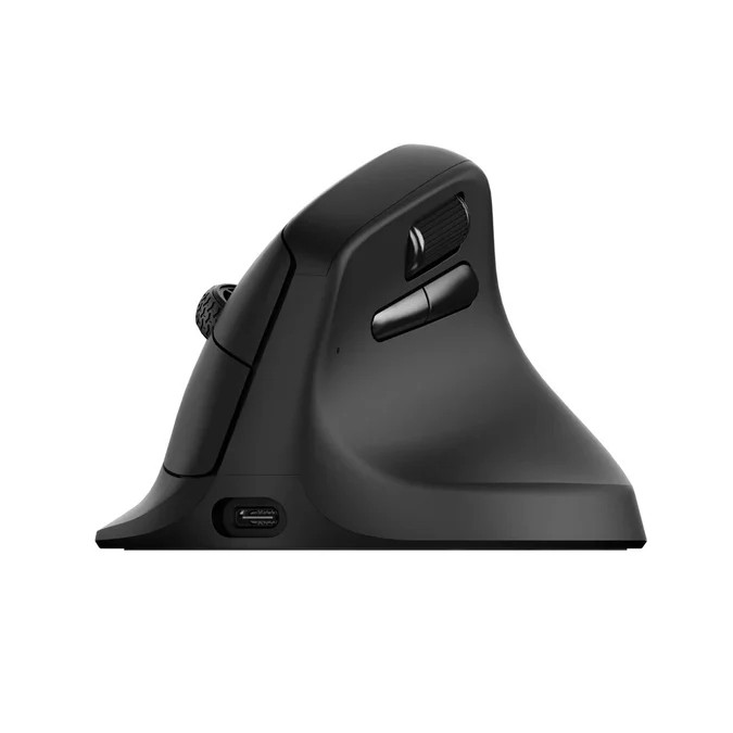 Keychron M5-A29 Ratón Vertical Inalámbrico Negro