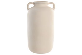 DKD Home Decor Jarrón de Terracota Artesanal Crudo 50x27x25 cm