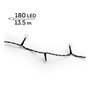 Lumineo Guirnalda Basic de 180 LEDs, Blanco Frío, 13,5 m