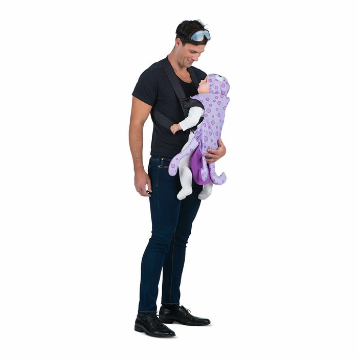 My Other Me Disfraz de Adulto Buceador y Pulpo Morado Talla M