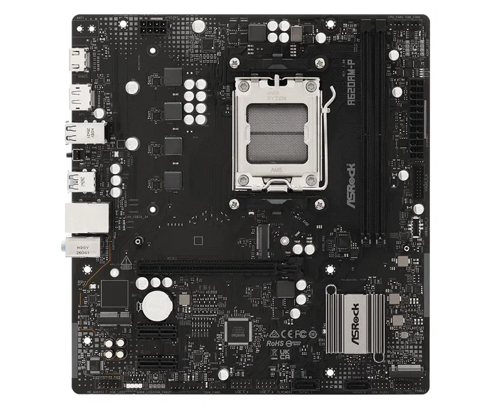 ASRock A620AM-P Micro ATX AMD A620A DDR5 ASRock A620AM-P Micro ATX AMD A620A DDR5