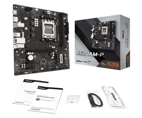 ASRock A620AM-P Micro ATX DDR5 AM5