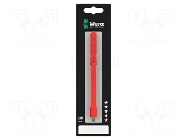 WERA Punta de destornillador cuadrada aislada 154 mm 1/4 pulgadas VDE 712
