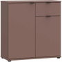 GANYMEDE Cómoda con 2 puertas y 1 cajón, Terracota