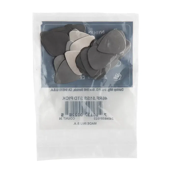 Dunlop Púas de Acero Inoxidable Standard .051 pulgadas (Pack de 36) Dunlop Púas de Acero Inoxidable Standard .051 pulgadas (Pack de 36)
