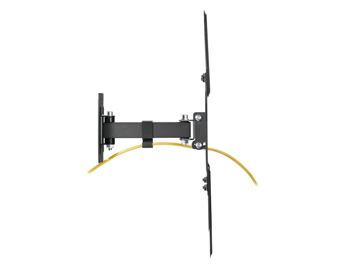 Equip Soporte de Pared para TV 23"-55" (139.7 cm) Acero Inoxidable Movimiento Completo (Giro e Inclinación), Hasta 30 Kg, VESA 400x400, Negro - Modelo 650412