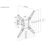 Equip Soporte de pared para TV de movimiento completo 650412 23-55 pulgadas