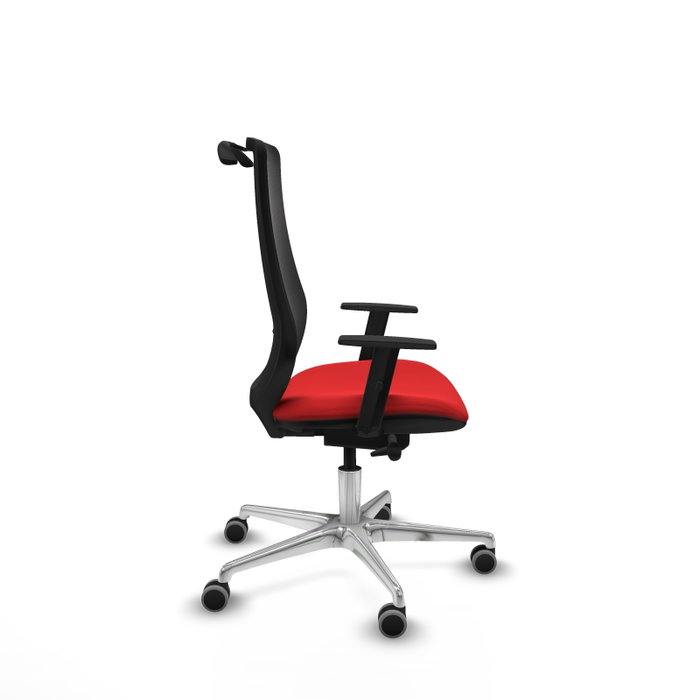 PIQUERAS Y CRESPO Silla de oficina Mardos con mecanismo Sincro/Traslack Rojo y Negro PIQUERAS Y CRESPO Silla de oficina Mardos con mecanismo Sincro/Traslack Rojo y Negro