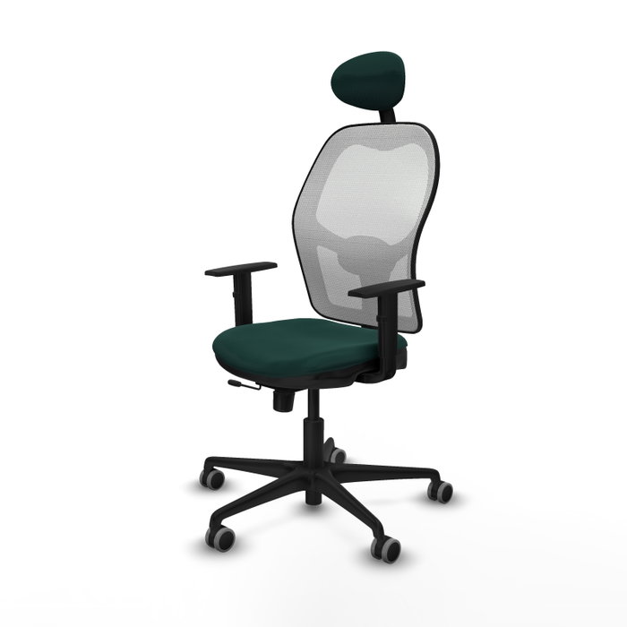 PIQUERAS Y CRESPO Silla de oficina Jorquera Verde botella/Blanco PIQUERAS Y CRESPO Silla de oficina Jorquera Verde botella/Blanco