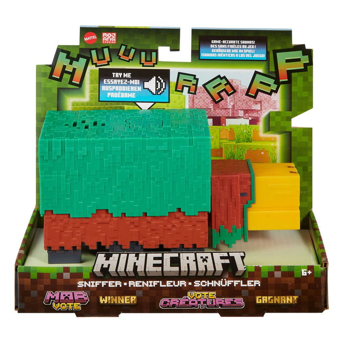 Mattel Figura de Acción Sniffer de Minecraft con Sonidos Mattel Figura de Acción Sniffer de Minecraft con Sonidos