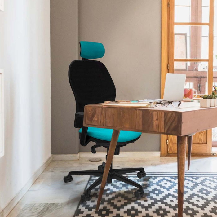 PIQUERAS Y CRESPO Silla de oficina Jorquera Gris claro/Negro