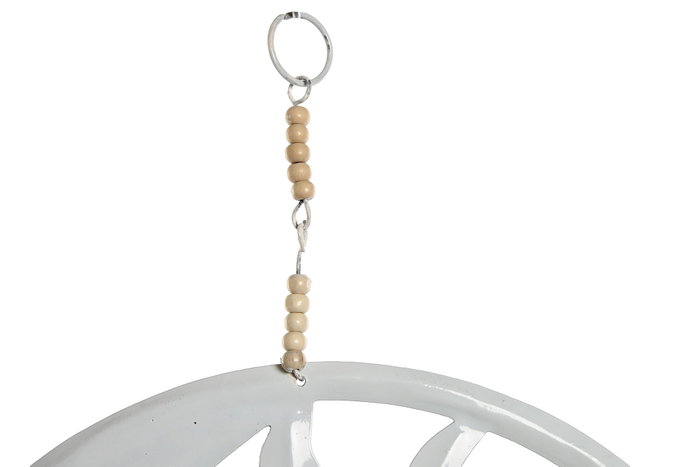 DKD Home Decor Decoración Colgante de Hierro Sol y Luna, Surtido de 4 Piezas