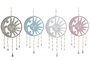 DKD Home Decor Decoración Colgante de Hierro Sol y Luna, Surtido de 4 Piezas