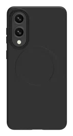 Dbramante1928 Funda para Samsung Galaxy S25 Edge 17 cm (6.7") Negro con Protección Anticaídas, Carga Inalámbrica y 100% Plástico Reciclado - Ref: GPEDNIBL6785