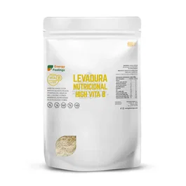 Energy Feelings Levadura Nutricional en Copos, Fuente de Vitaminas B (B12), Zinc, Vegano, Súper Alimento, 1 Kg