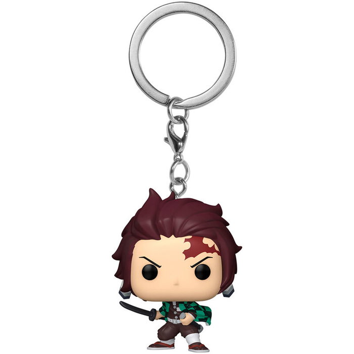FUNKO Llavero Pocket POP Demon Slayer Kimetsu no Yaiba Tanjiro Kamado FUNKO Llavero Pocket POP Demon Slayer Kimetsu no Yaiba Tanjiro Kamado