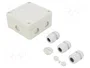 OBO BETTERMANN Caja de conexiones B 9/T gris claro