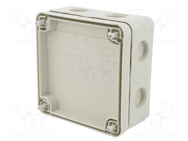 OBO BETTERMANN Caja de conexiones B 9/T gris claro OBO BETTERMANN Caja de conexiones B 9/T gris claro