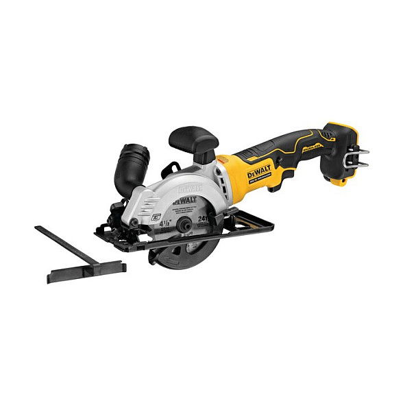 DeWALT DCS571NT-XJ Sierra Circular Inalámbrica 18V Sin Escobillas, Disco 115mm, Corte a 38mm Profundidad, Compacta y Potente