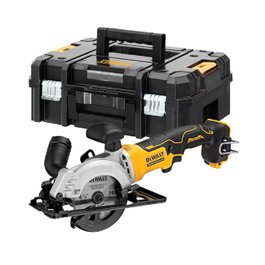 DeWALT DCS571NT-XJ Sierra Circular Inalámbrica 18V Sin Escobillas, Disco 115mm, Corte a 38mm Profundidad, Compacta y Potente