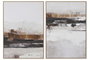 DKD Home Decor Cuadro Lienzo Abstracto Surtido de 2 Piezas 100x140 cm