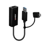 Lindy 43412 Adaptador y Tarjeta de Red Ethernet 5000 Mbit/s Negro