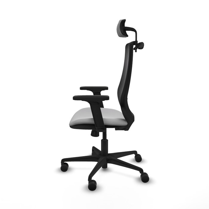 PIQUERAS Y CRESPO Silla de oficina Mardos con mecanismo Sincro, Gris claro y Negro PIQUERAS Y CRESPO Silla de oficina Mardos con mecanismo Sincro, Gris claro y Negro