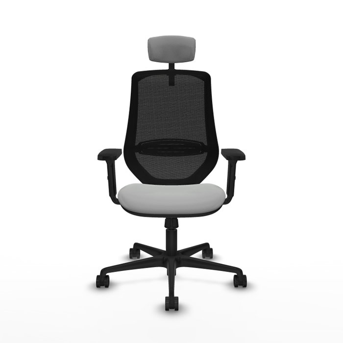 PIQUERAS Y CRESPO Silla de oficina Mardos con mecanismo Sincro, Gris claro y Negro PIQUERAS Y CRESPO Silla de oficina Mardos con mecanismo Sincro, Gris claro y Negro