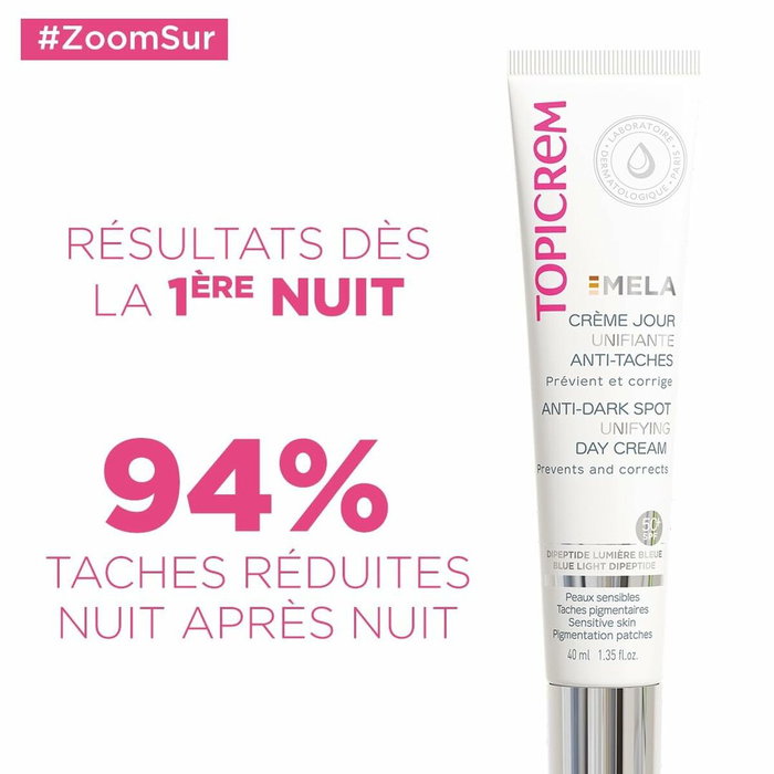 Topicrem MELA Crema de Día Unificadora Antimanchas SPF 50+ 40 ml