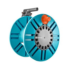 Gardena Carrete de Pared Classic 2650-20 con Manguera 60 m, Negro y Turquesa