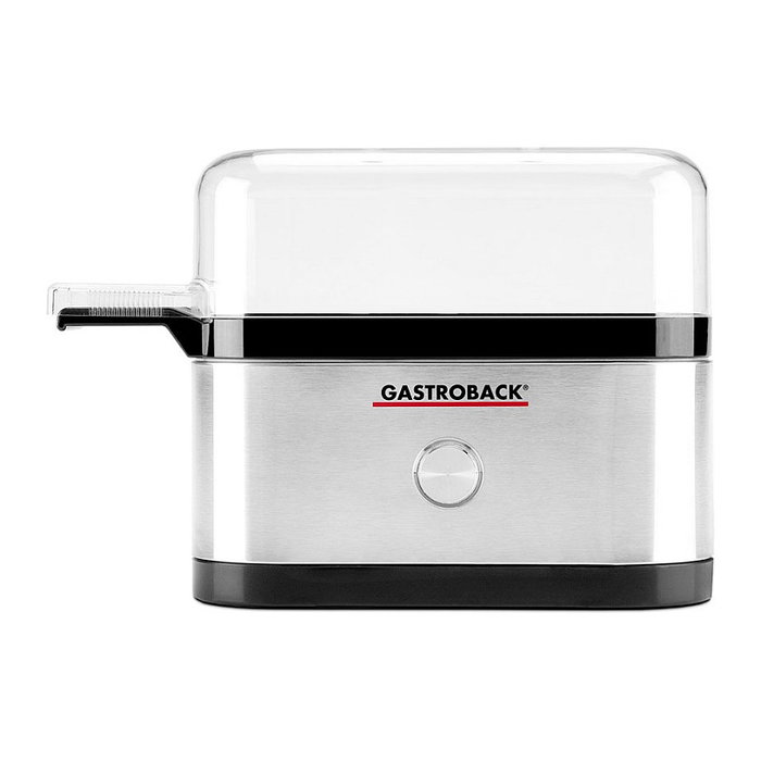 Gastroback 42800 Hervidor de huevos Plata / Negro