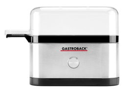 Gastroback 42800 Hervidor de huevos Plata / Negro