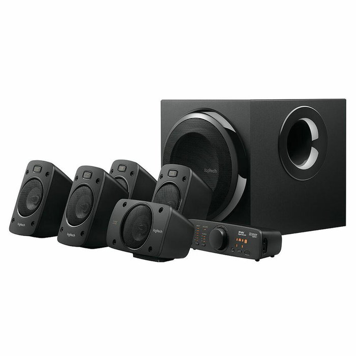 Logitech Z906 5.1 THX Altavoces 500W RMS Sistema de Sonido Envolvente para PC y Home Cinema