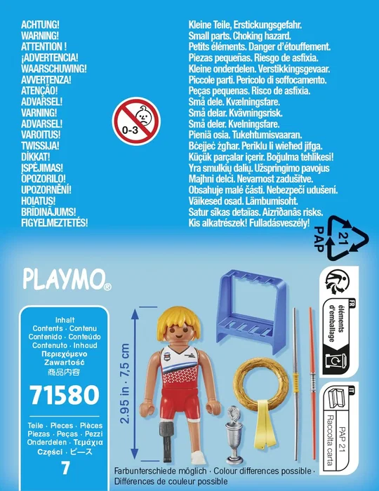 PLAYMOBIL Lanzador de jabalina Special Plus 71580