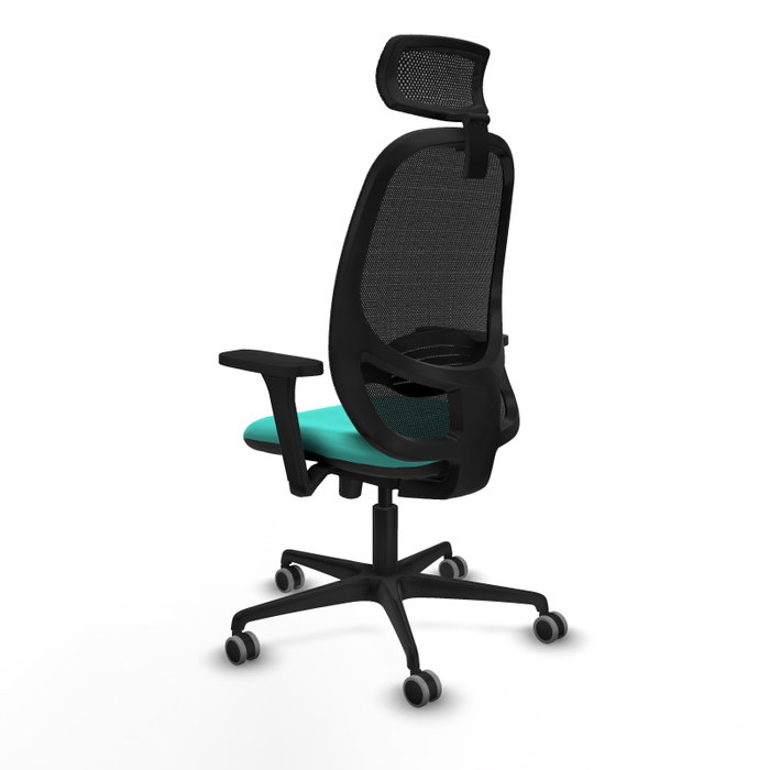 PIQUERAS Y CRESPO Silla de oficina Cilanco Turquesa y Negro PIQUERAS Y CRESPO Silla de oficina Cilanco Turquesa y Negro
