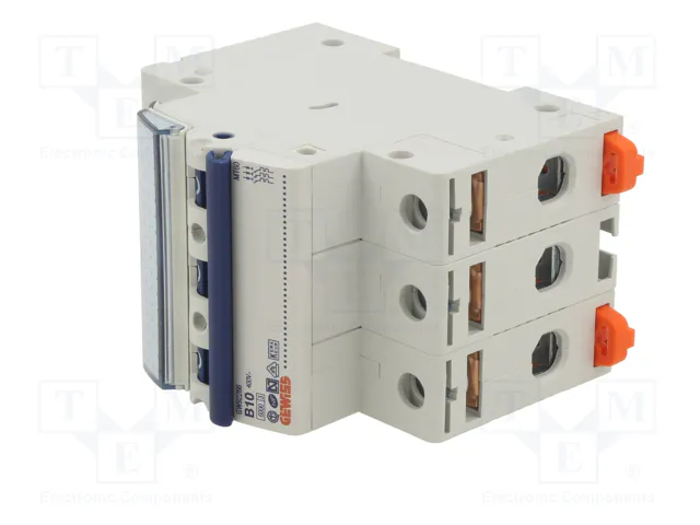 GEWISS Interruptor magnetotérmico MT 60 3 polos 10A 6kA