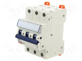 GEWISS Interruptor magnetotérmico MT 60 3 polos 10A 6kA