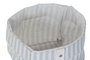 DKD Home Decor Set de 3 Cestas de Algodón y Poliéster RAYAS NEW