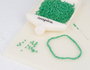 Innspiro Rocalla de Vidrio Redonda Opaco Verde 2,3mm 500g