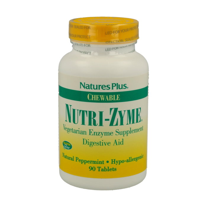 Natures Plus Nutri-Zyme 90 Comprimidos Masticables Menta
