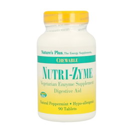 Natures Plus Nutri-Zyme 90 Comprimidos Masticables Menta