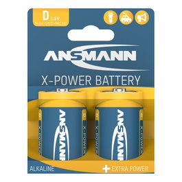 Ansmann Pilas alcalinas D LR 20 X-Power (Pack de 2)