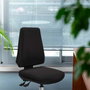 PIQUERAS Y CRESPO Silla de oficina Elche Blanco sin brazos