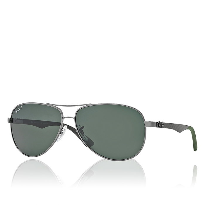 Ray-Ban RB8313 004/N5 Gafas de Sol Polarizadas 61 mm Gunmetal Fibra de Carbono