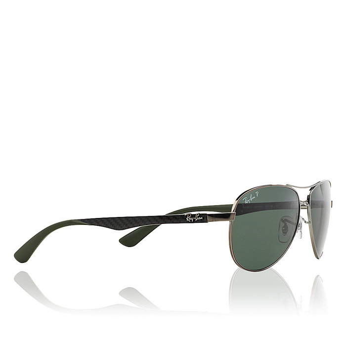 Ray-Ban RB8313 004/N5 Gafas de Sol Polarizadas 61 mm Gunmetal Fibra de Carbono
