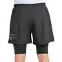Pantalones Cortos Deportivos para Hombre Bullpadel Meta Negro Pádel 45