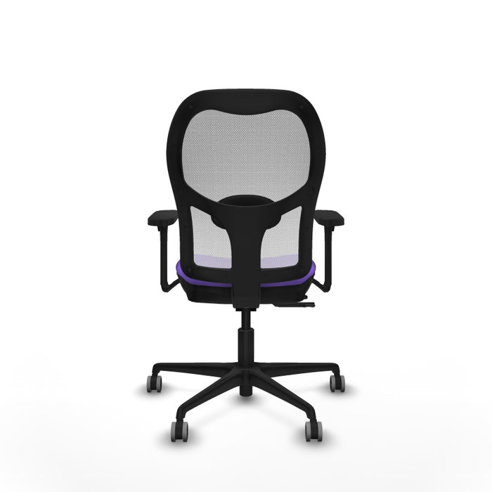 PIQUERAS Y CRESPO Silla de oficina Jorquera con mecanismo Sincro/Traslack, Lila y Blanco PIQUERAS Y CRESPO Silla de oficina Jorquera con mecanismo Sincro/Traslack, Lila y Blanco