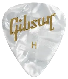 Gibson Pack 12 Púas Blanco Perlado - Heavy